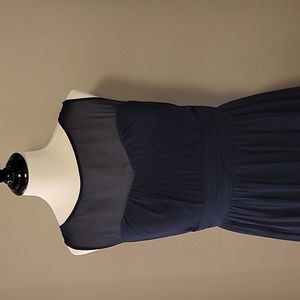 NWT Bill Levkoff navy formal bridesmaid dress size 12